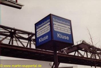 Das Namensschild 'Kluse'